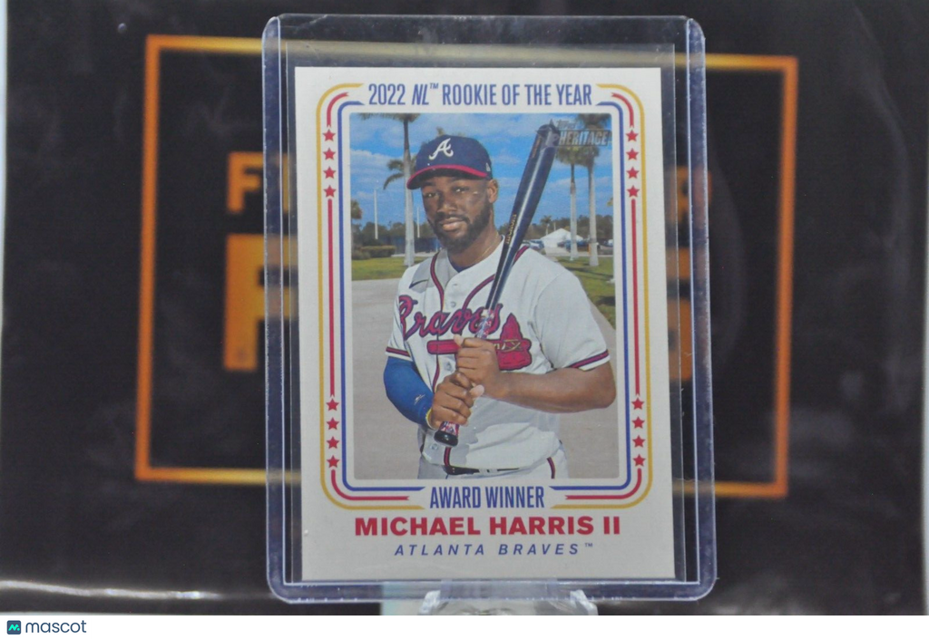 Michael Harris II #AW-5 | 2023 Topps Heritage Award Winners