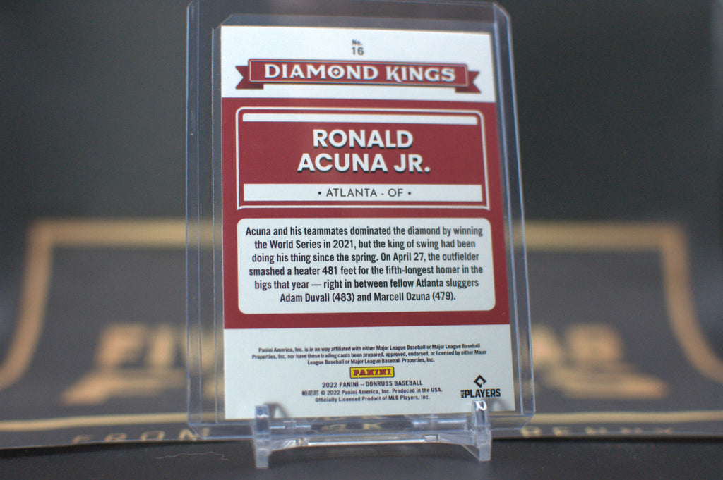 2022 Panini Donruss: Ronald Acuna Jr. #16