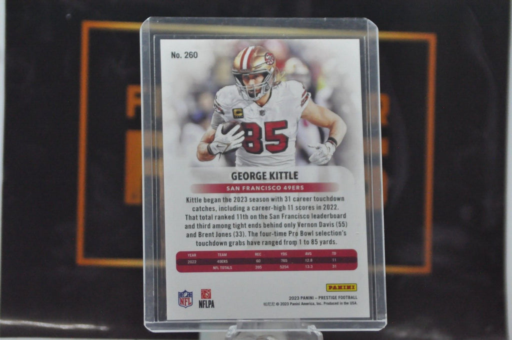 2023 Panini Prestige: George Kittle [Red] #260 #585/599