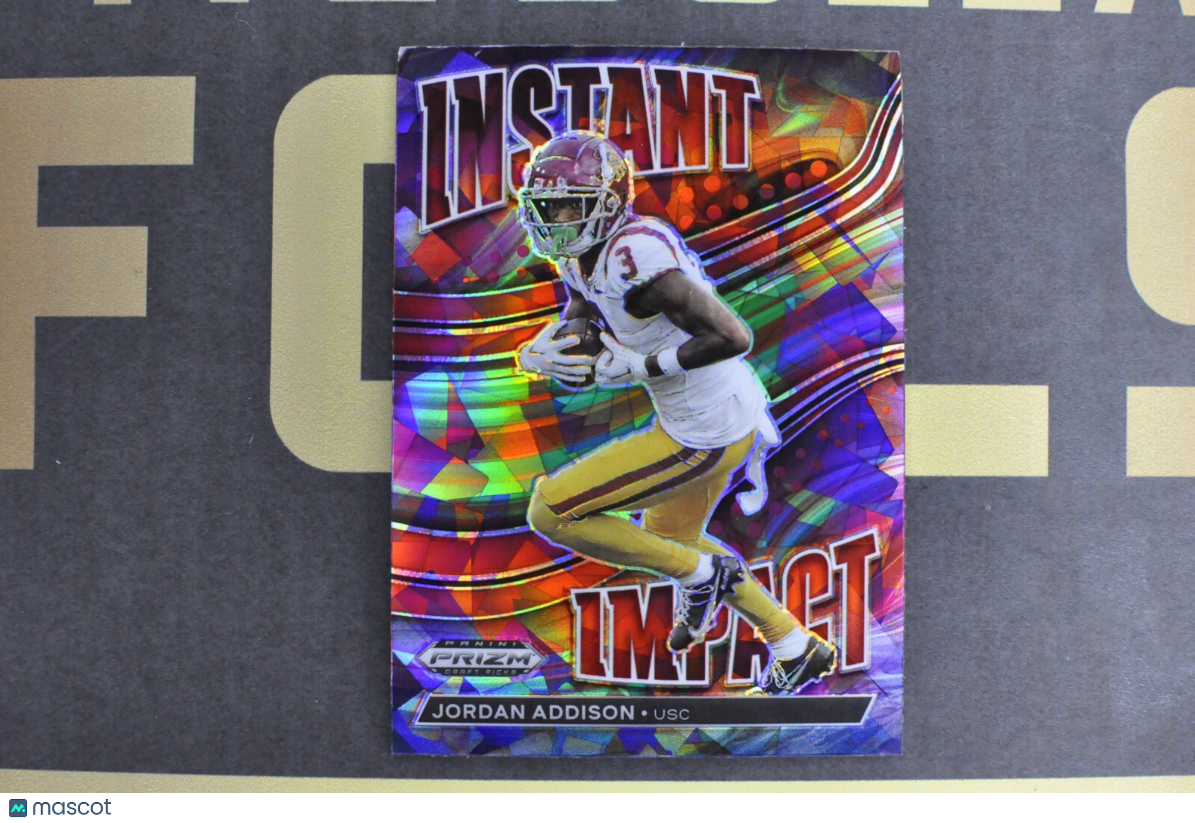 Jordan Addison [Red Ice] (2023 Panini Prizm Draft Picks Instant Impact) II-9