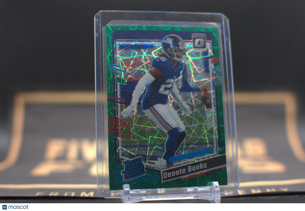 2023 Panini Donruss Optic: Deonte Banks [Green Velocity] #278
