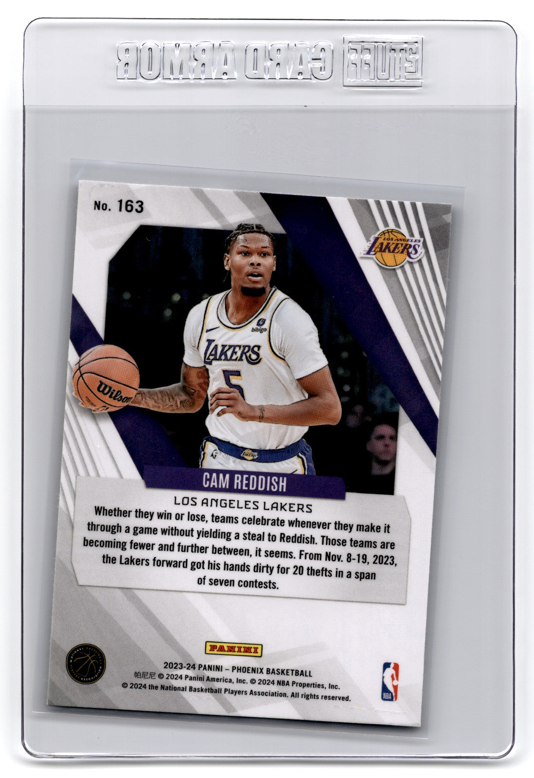 2023 Panini Phoenix Cam Reddish #163 **Free Shipping @ $10+**