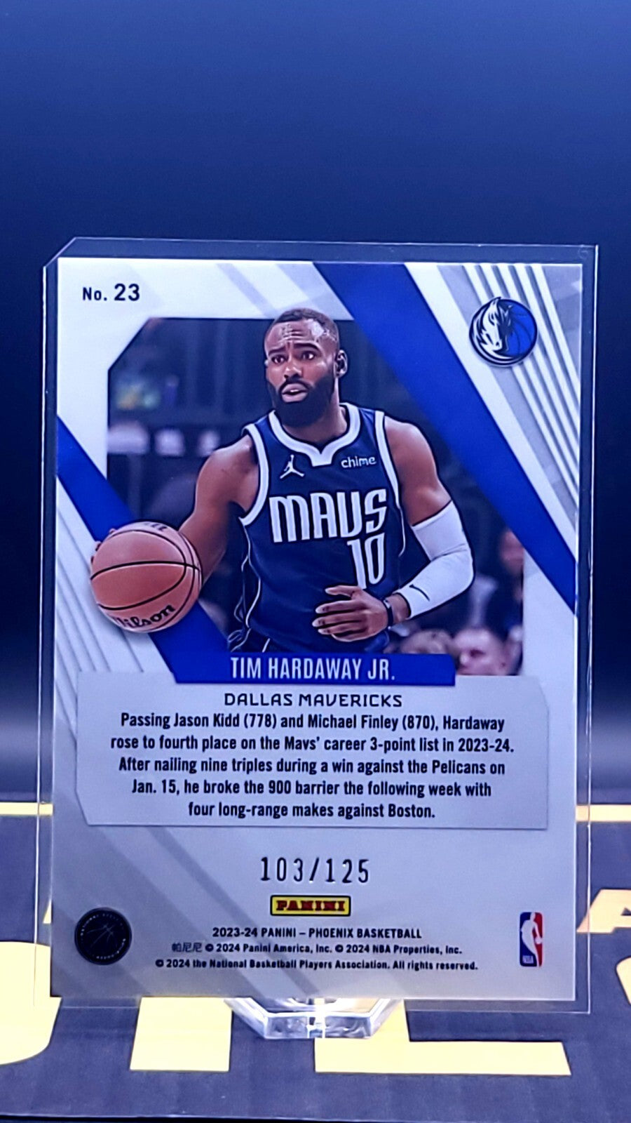 Tim Hardaway Jr. 2023 Phoenix Basketball #23 Seismic /125
