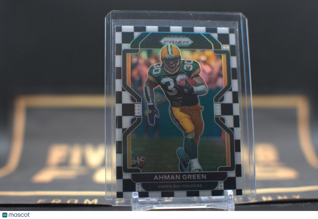 2021 Panini Prizm: Ahman Green [Black And White Checker Prizm] #145
