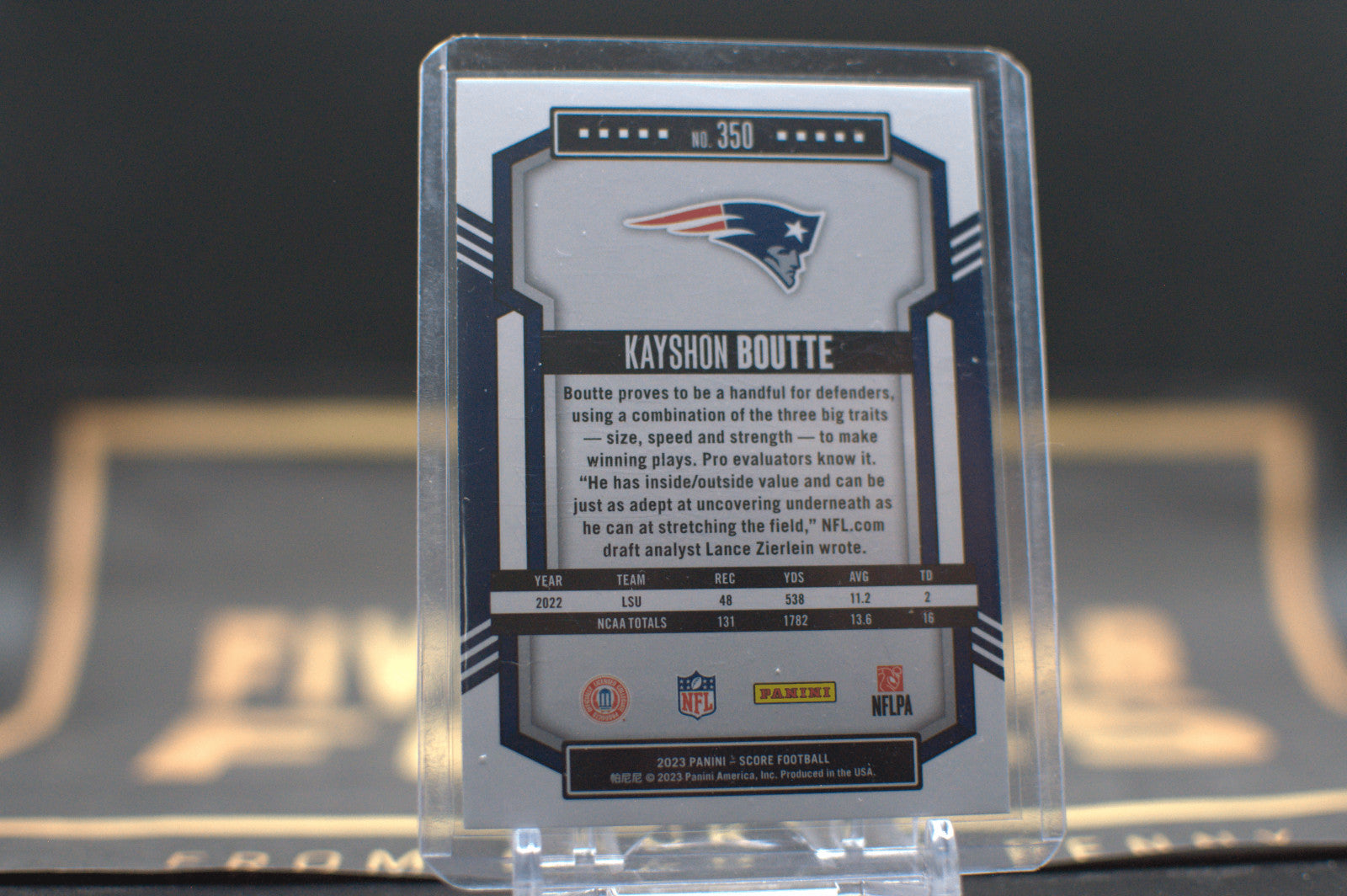 2023 Panini Score: Kayshon Boutte [Scorecard] #350