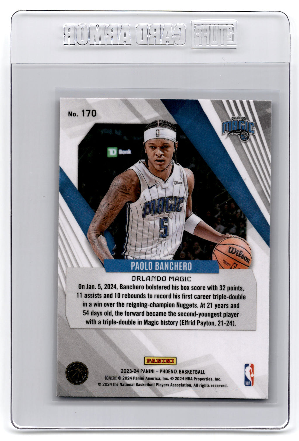 2023 Panini Phoenix: Paolo Banchero [Red Ice] #170