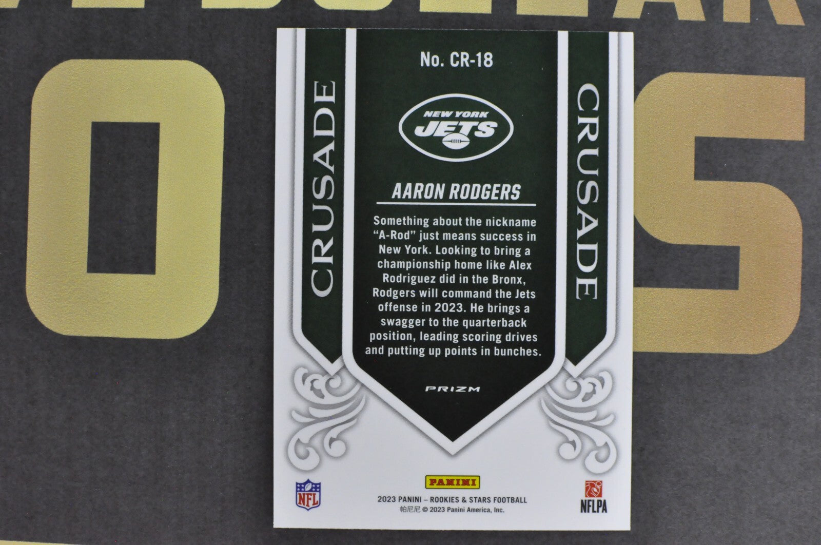 2023 Rookies And Stars Aaron Rodgers Crusade Red Plaid #CR-18