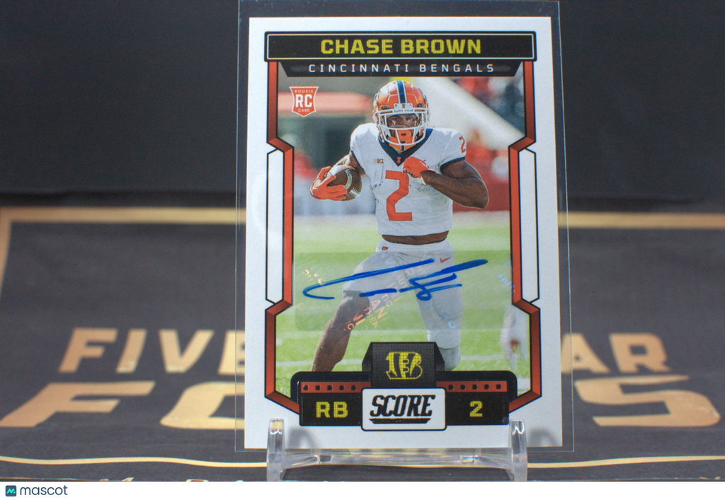 2023 Score - Rookies #323 Chase Brown Signature