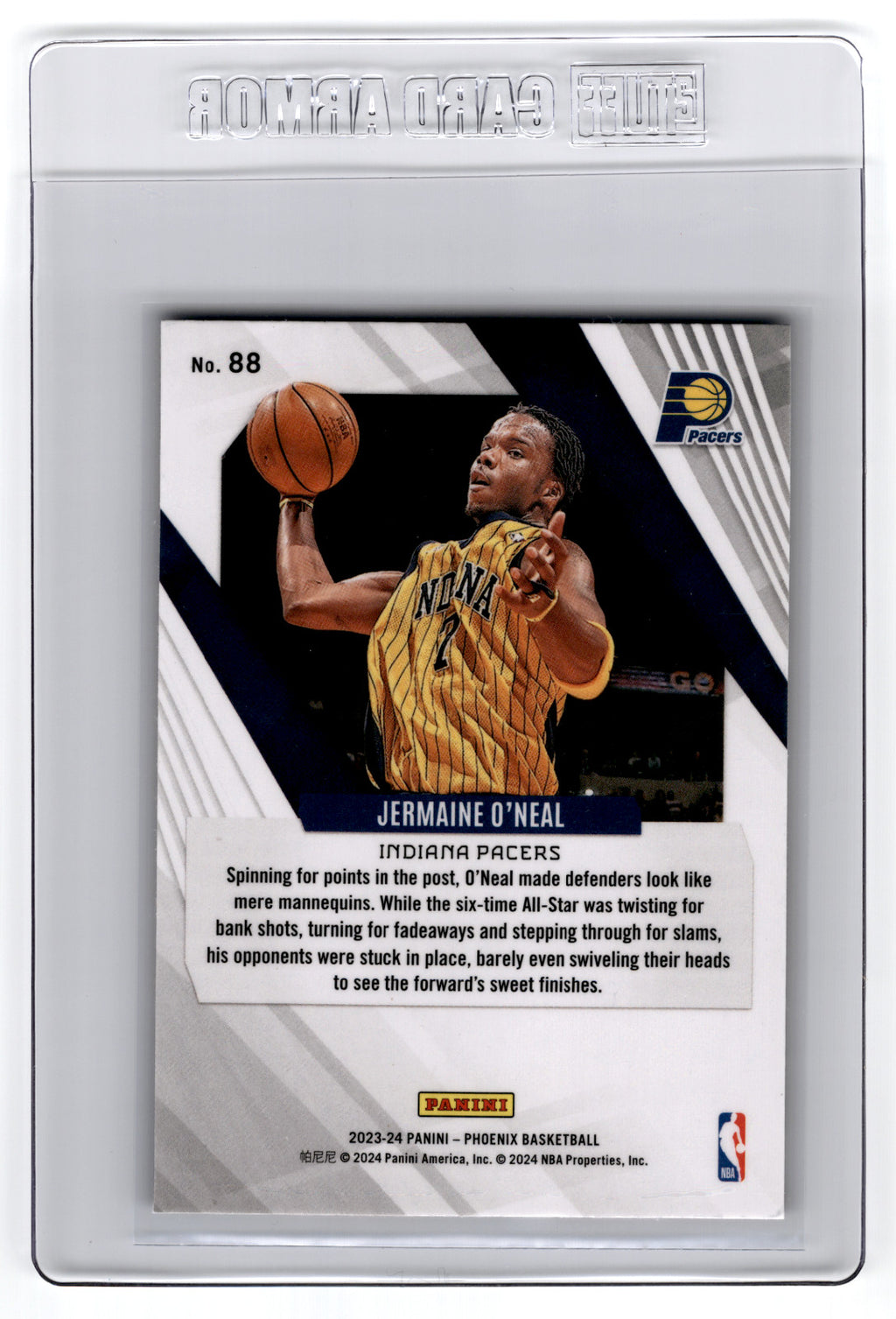 2023 Panini Phoenix Jermaine O'Neal Red Ice #88  **Free Shipping @ $10+**