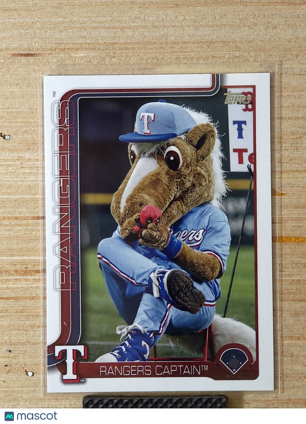 2025 Topps Celebration Mascot Rangers Mascot #M-24