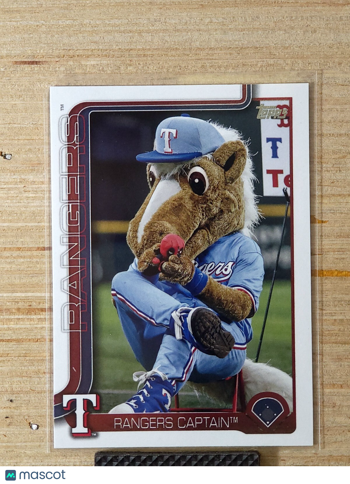 2025 Topps Celebration Mascot Rangers Mascot #M-24