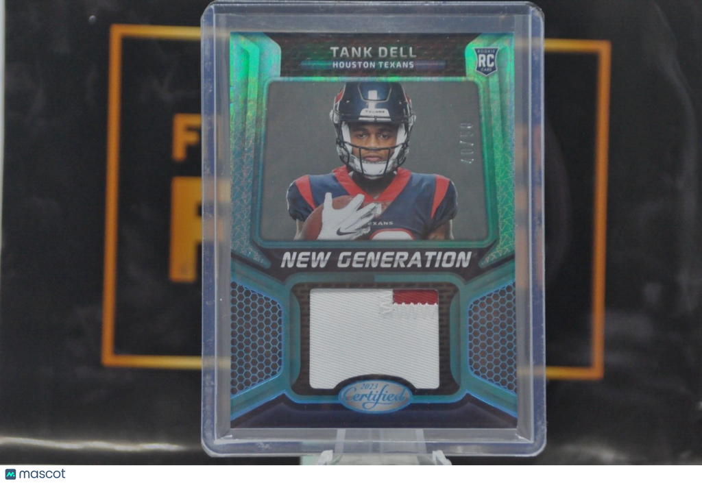 Tank Dell [Teal] #NGJM-21 (2023 Panini Certified New Generation Jerseys) #40/50