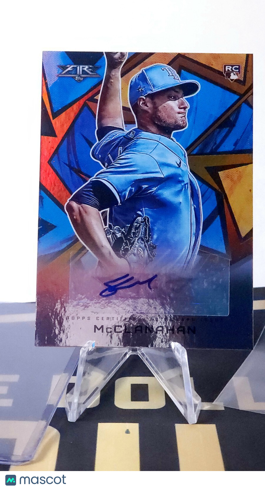 2021 Topps Fire - Autographs #AV-SM Shane McClanahan (RC) 87/99
