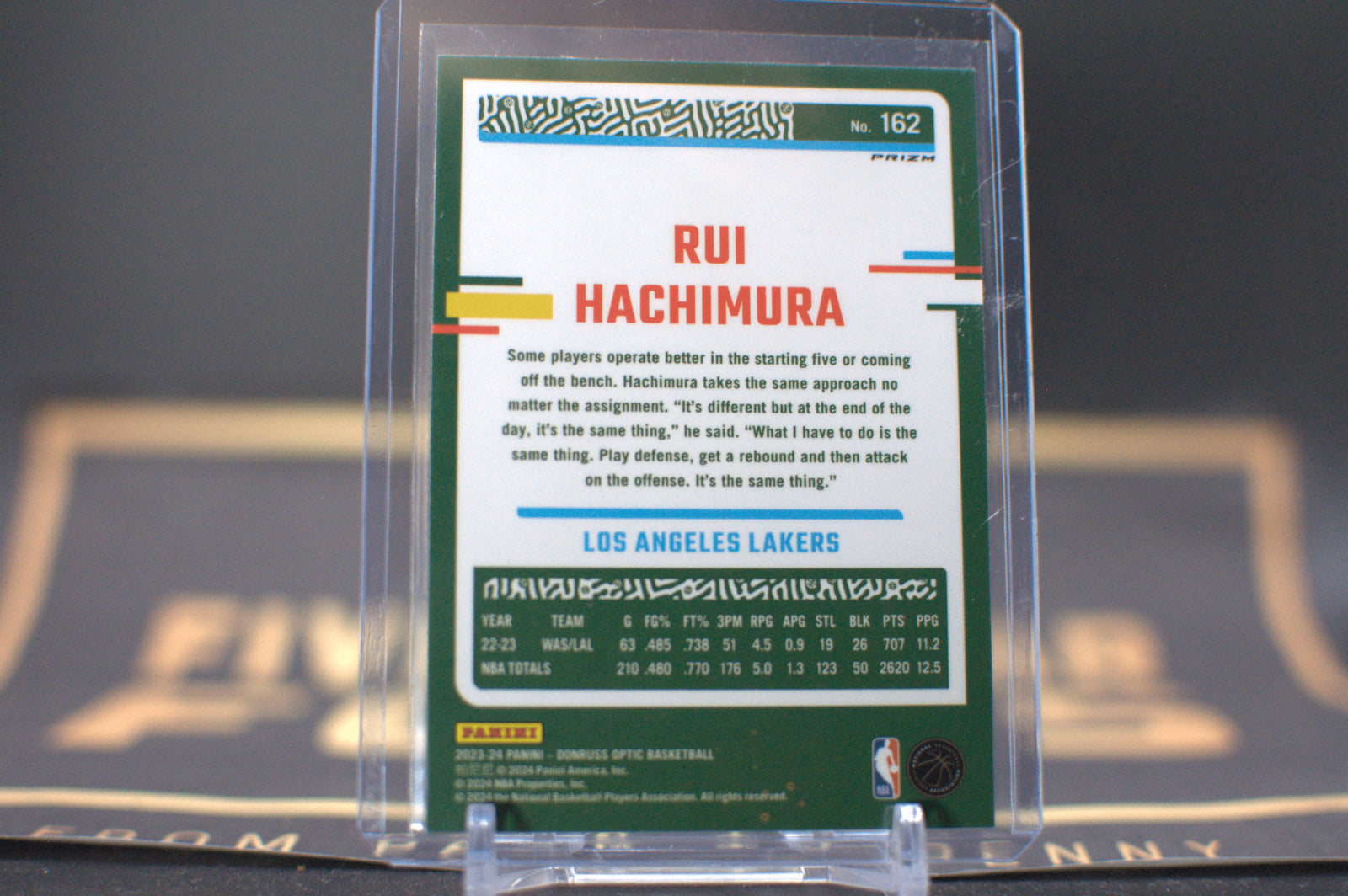 2023 Donruss Optic : Rui Hachimura [Holo] #162