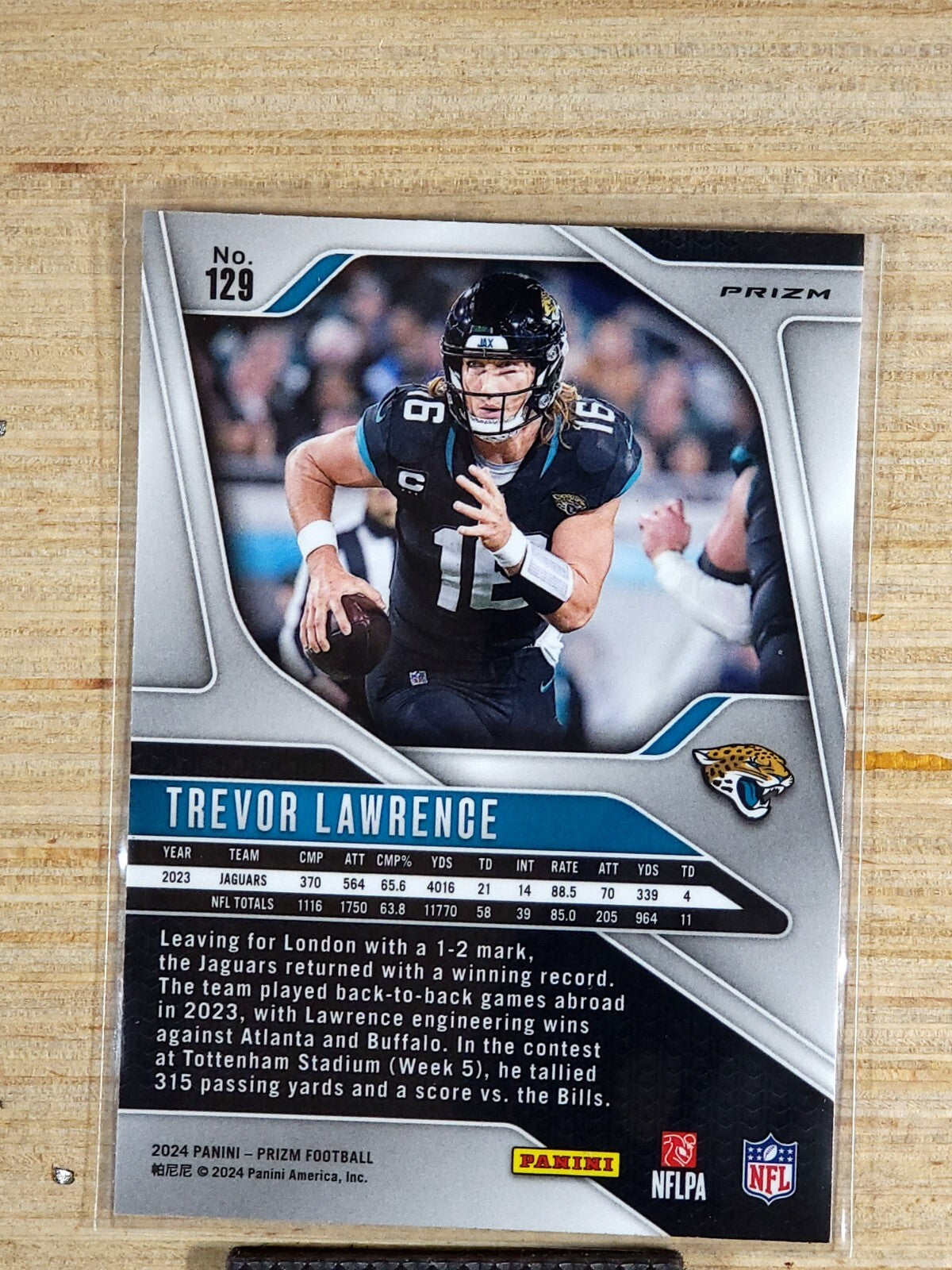 2024 Panini Prizm #129 Trevor Lawrence Silver