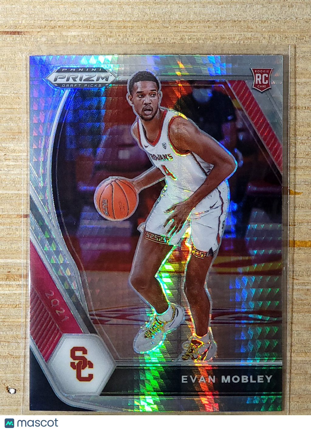 2021 Panini Prizm Draft Picks #2 Evan Mobley Hyper