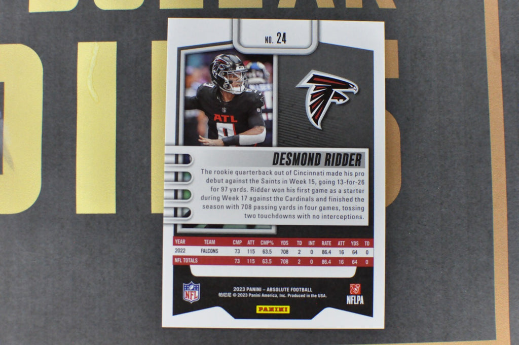Desmond Ridder [Green Waves] #24 (2023 Panini Absolute) 16/50