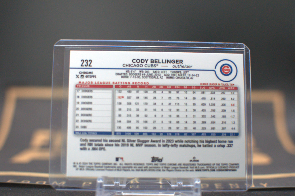2024 Topps Chrome: Cody Bellinger [Pink Refractor] #232