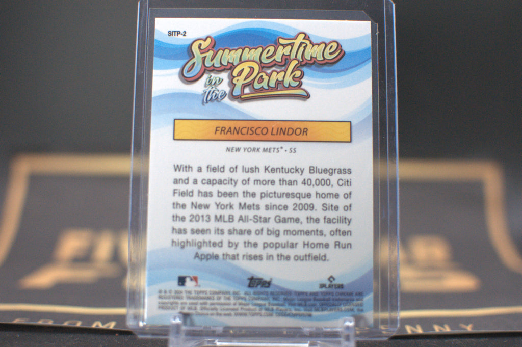 2024 Topps Chrome - Summertime in the Park #SITP-2 Francisco Lindor Mets