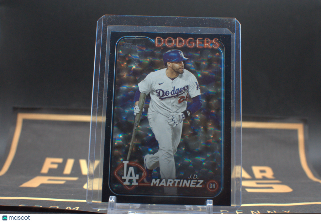 2024 Topps : JD Martinez #492 Black Foil MLB **Free Shipping @ $10+**