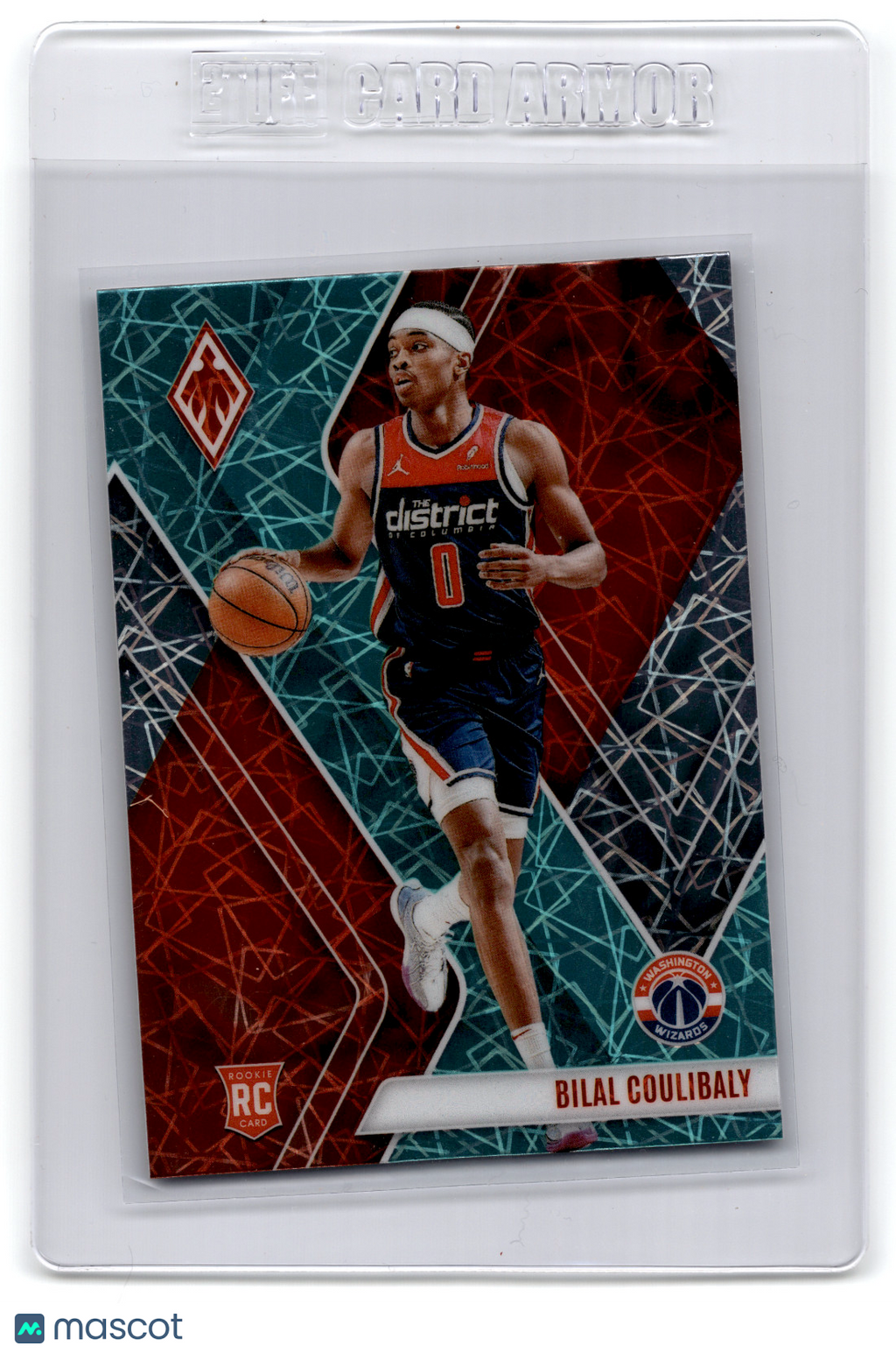 2023-24 Panini Phoenix Bilal Coulibaly #285 Teal Laser