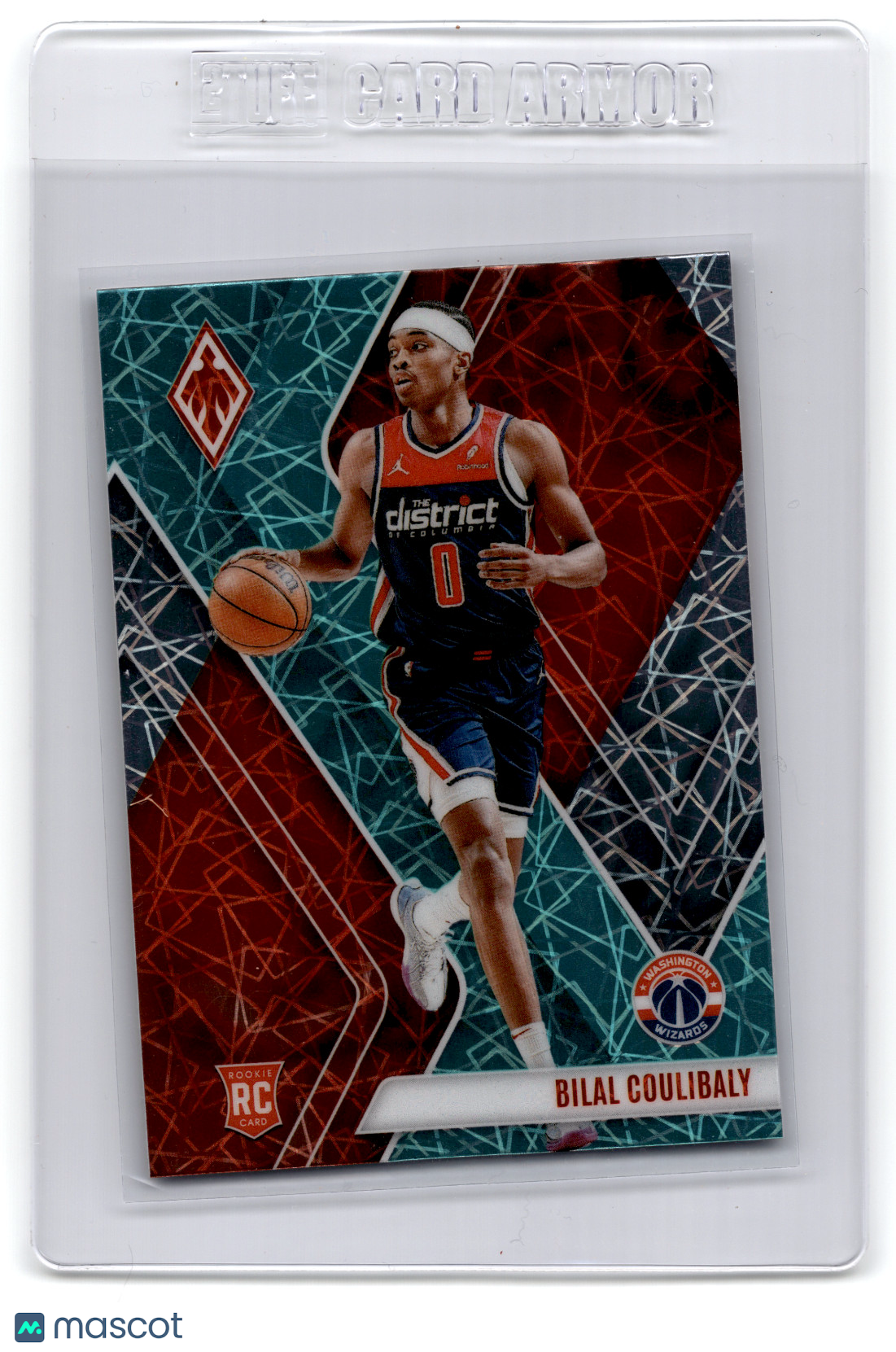 2023-24 Panini Phoenix Bilal Coulibaly #285 Teal Laser