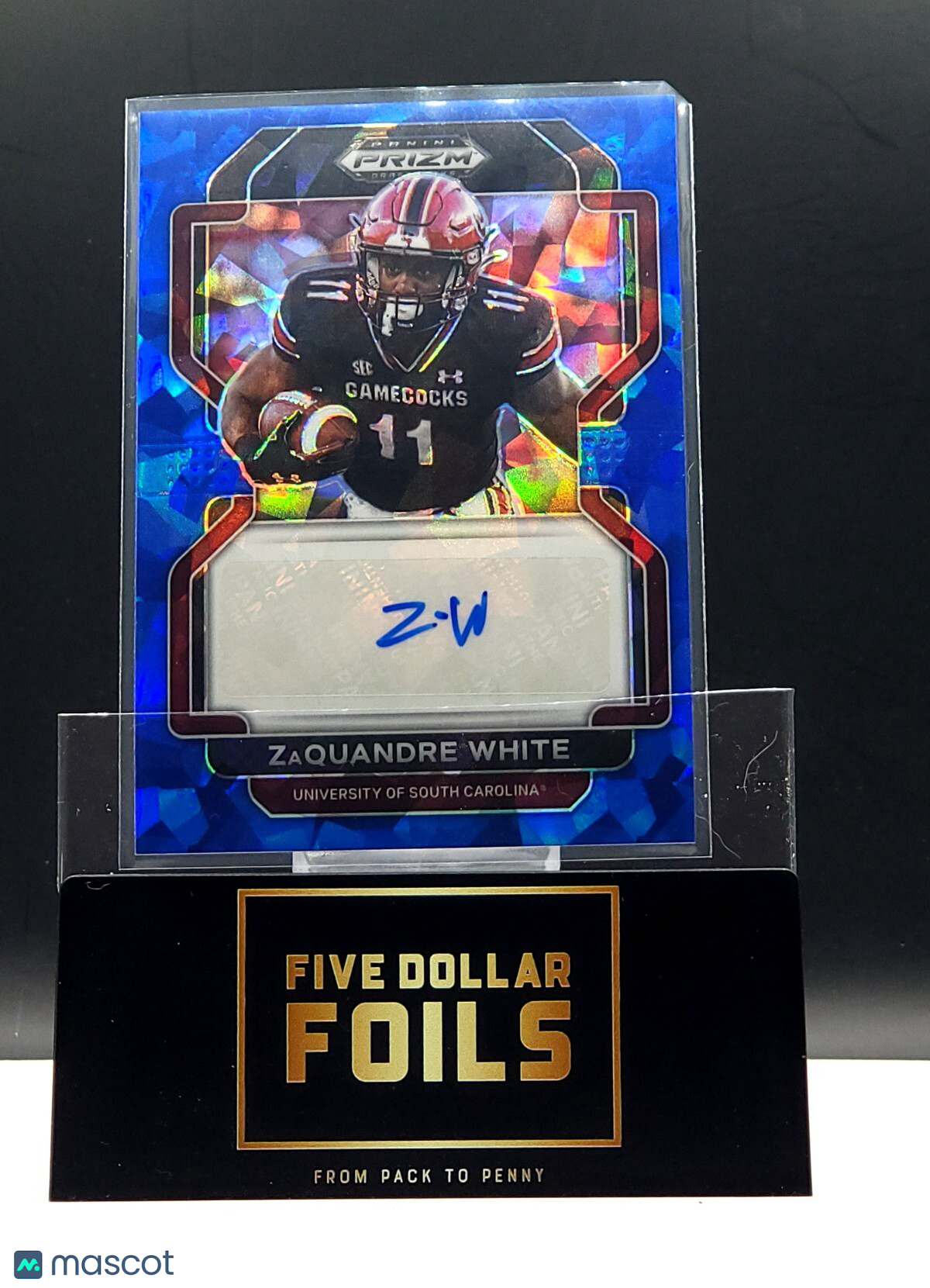 2022 Panini Prizm Draft Picks Auto  #RA-ZWI ZaQuandre White Blue Ice