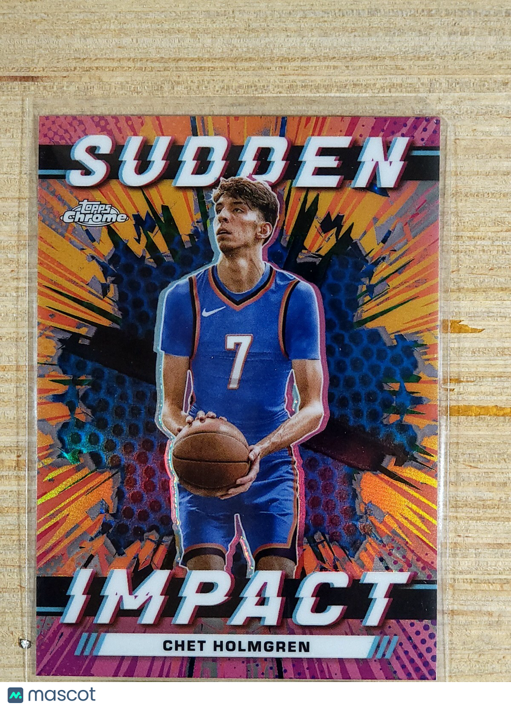 2023-24 Topps Chrome - Sudden Impact #SI-23 Chet Holmgren Blue Basketball