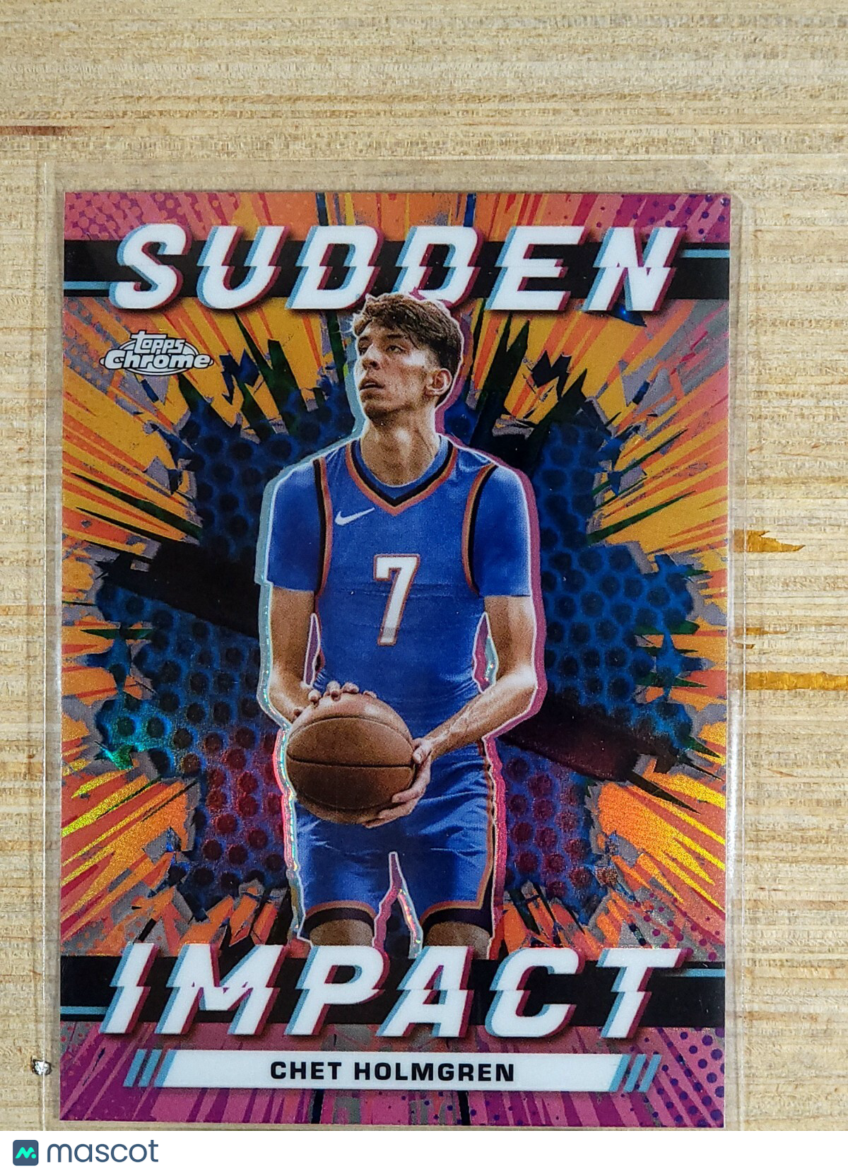 2023-24 Topps Chrome - Sudden Impact #SI-23 Chet Holmgren Blue Basketball