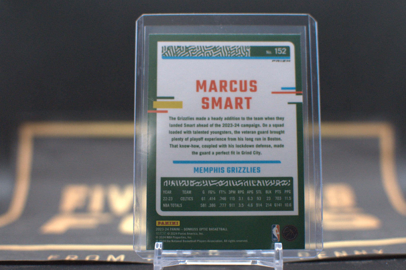 2023 Donruss Optic: Marcus Smart [Blue Velocity] #152