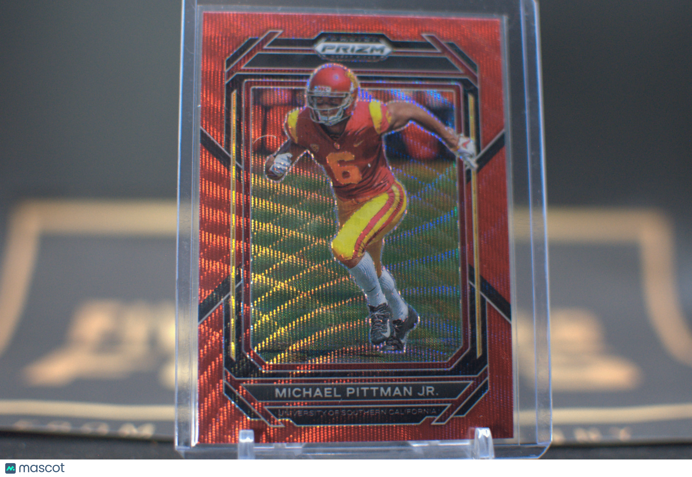 2023 Panini Prizm Draft Picks : Michael Pittman Jr. [Ruby Wave] #76