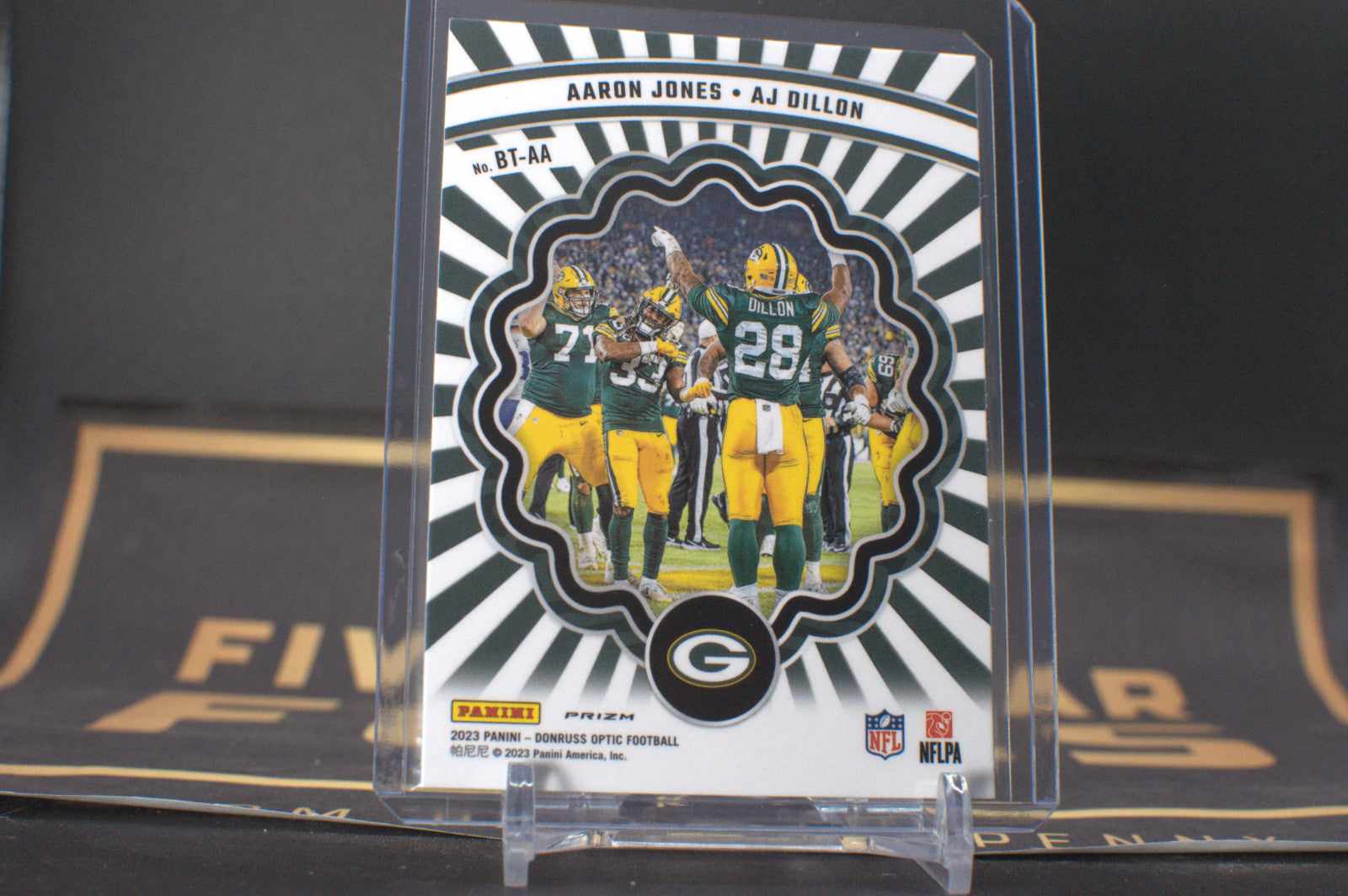 2023 Donruss Optic Best Tuddys Aaron Jones AJ Dillon #BT-AA *Free Shipping @ $10