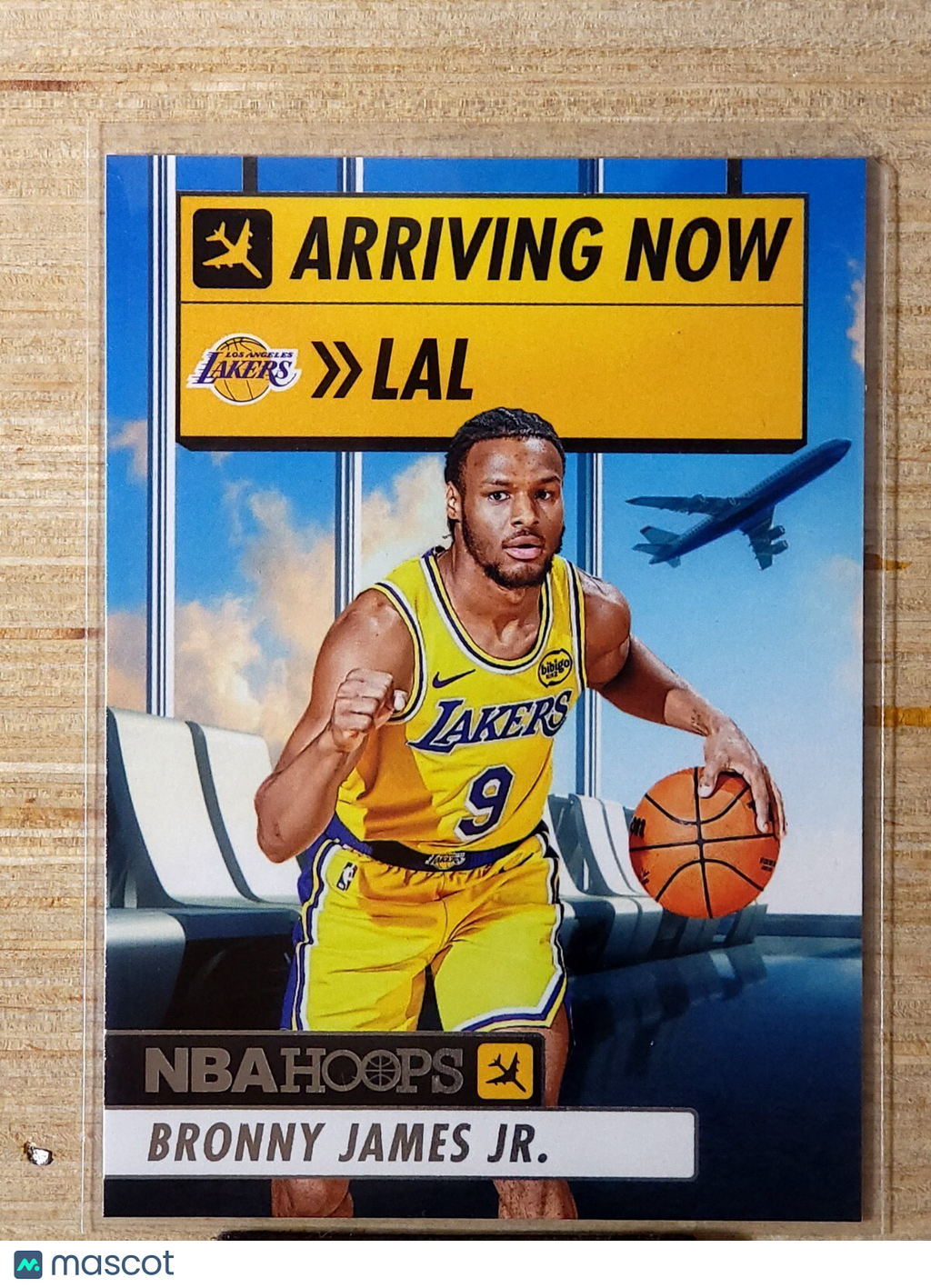 2024 Panini NBA Hoops - #12 Arriving Now Bronny James Jr.