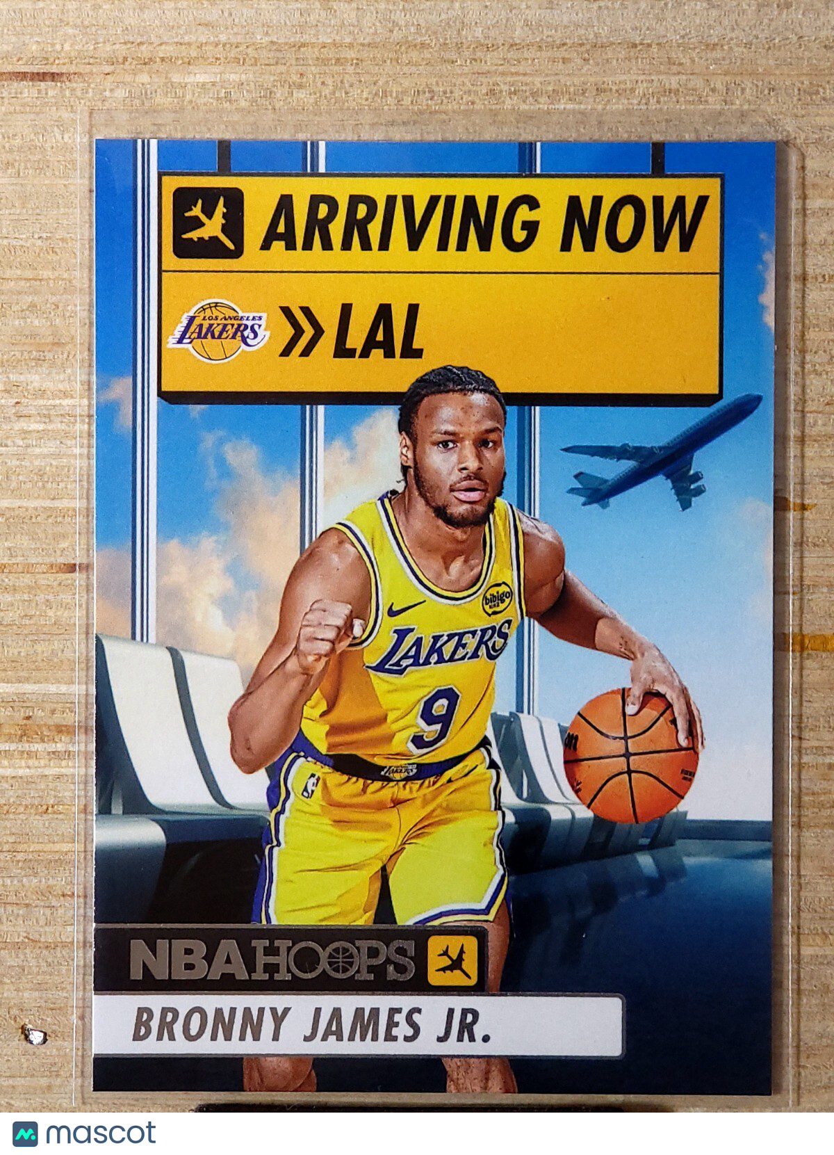 2024 Panini NBA Hoops - #12 Arriving Now Bronny James Jr.