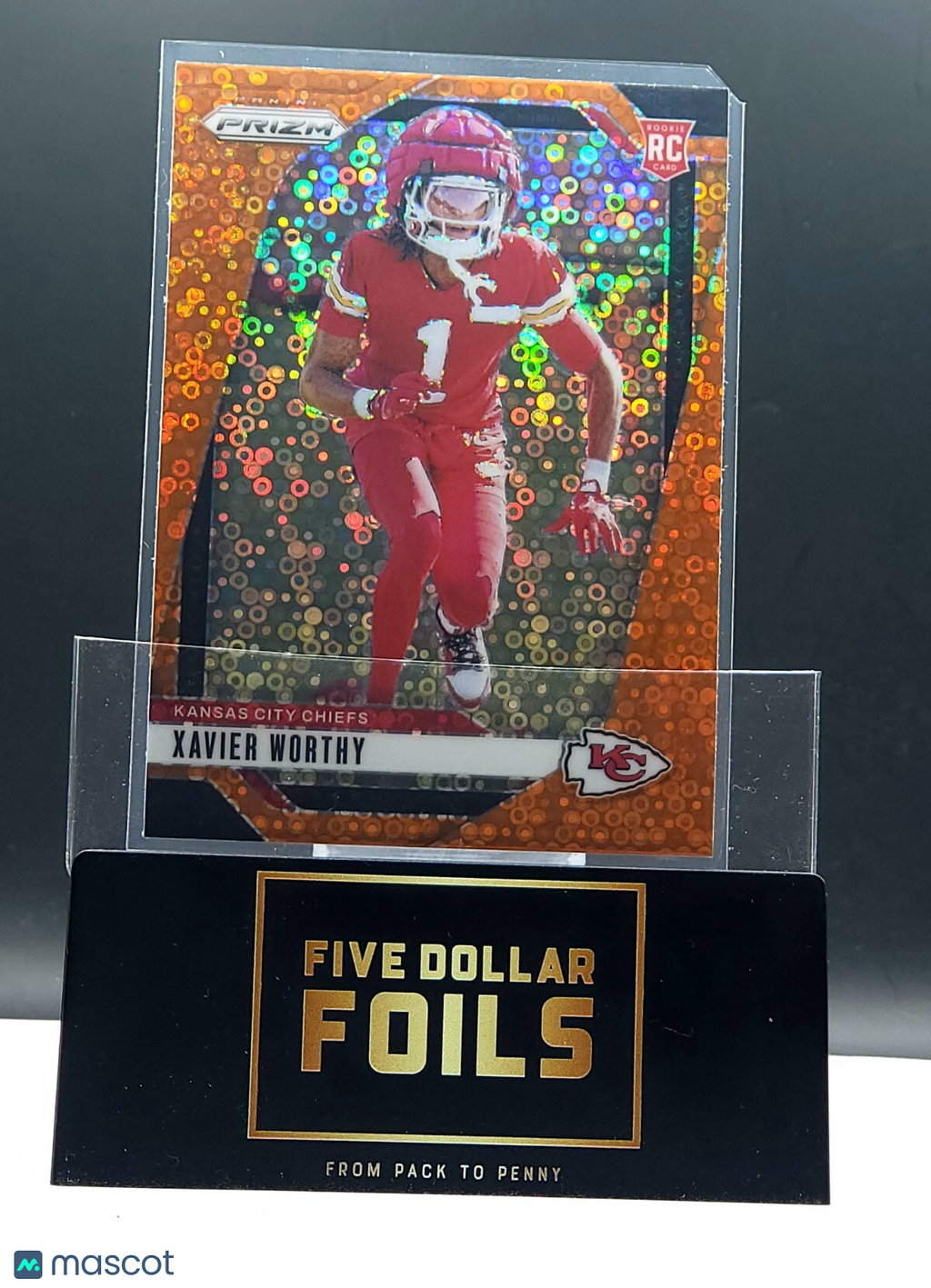 *Free Shipping @ $10* 2024 Panini Prizm #399 Xavier Worthy Orange Disco