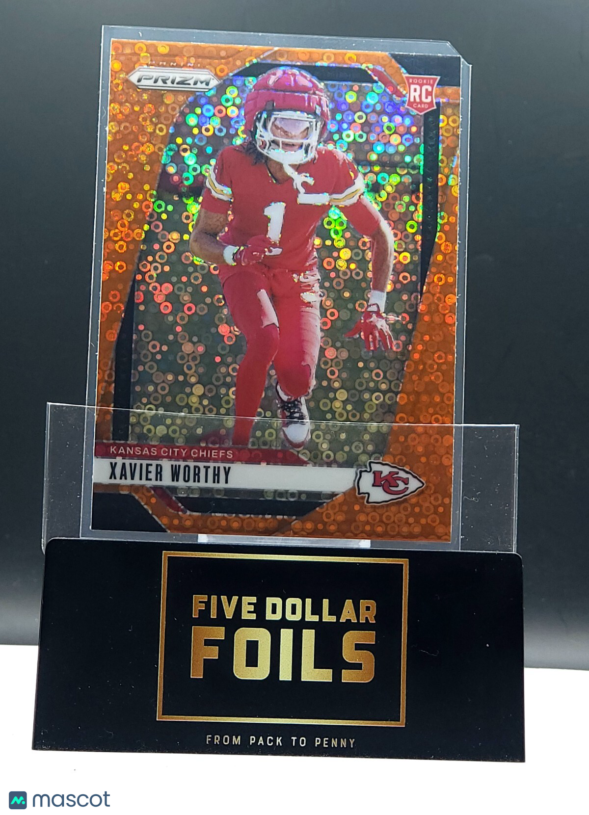*Free Shipping @ $10* 2024 Panini Prizm #399 Xavier Worthy Orange Disco