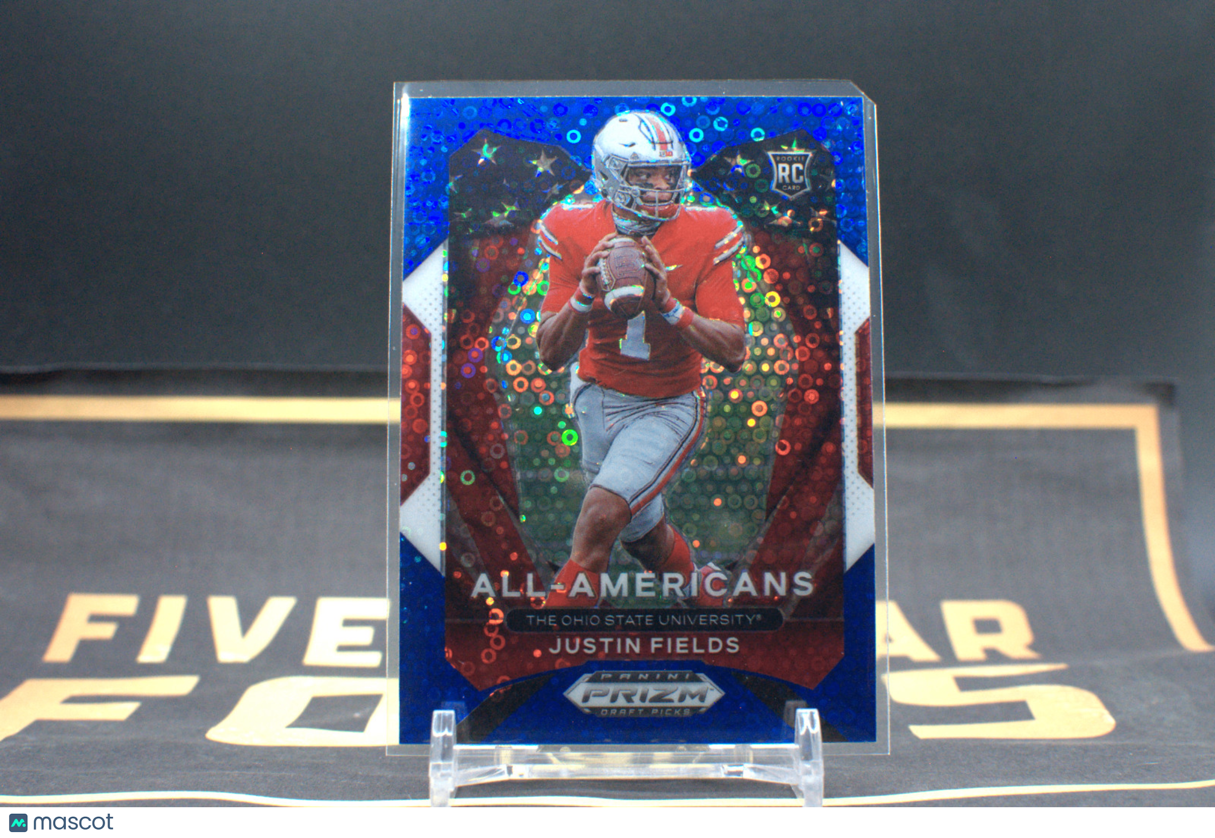 2021 Panini Prizm Draft Picks Justin Fields Blue Circle #192 *Free Shipping@$10