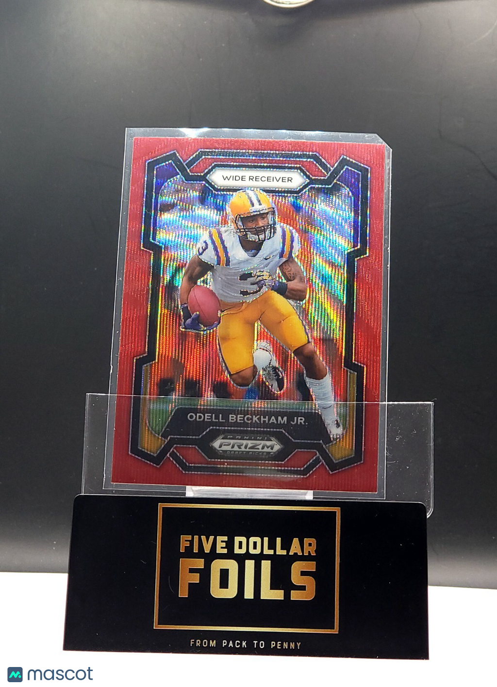 *Free Shipping @ $10 2024 Panini Prizm Draft Picks #8 Odell Beckham Jr. Red Wave