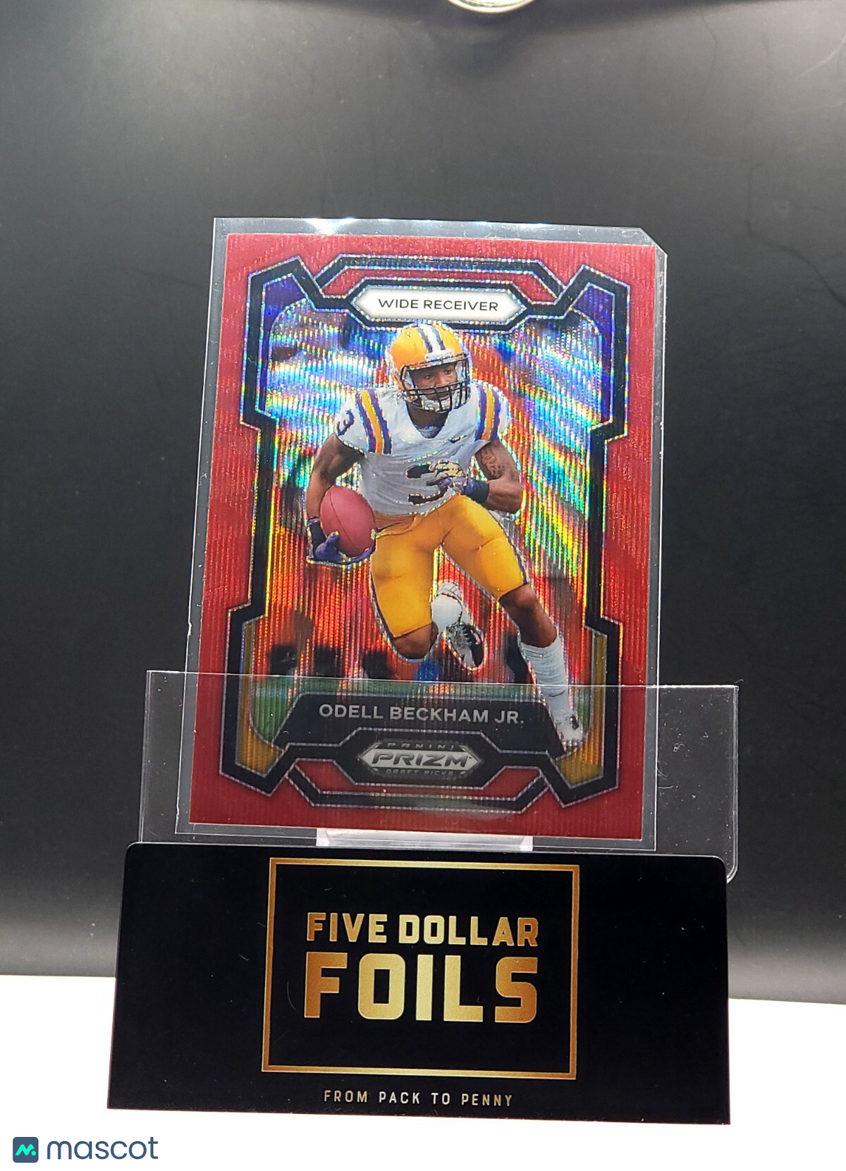 *Free Shipping @ $10 2024 Panini Prizm Draft Picks #8 Odell Beckham Jr. Red Wave