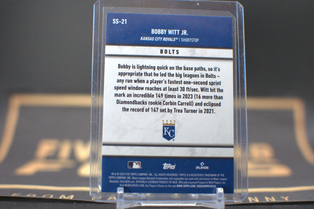2024 Topps Series 2 Bobby Witt Jr. Significant Statistics #SS-21 Royals