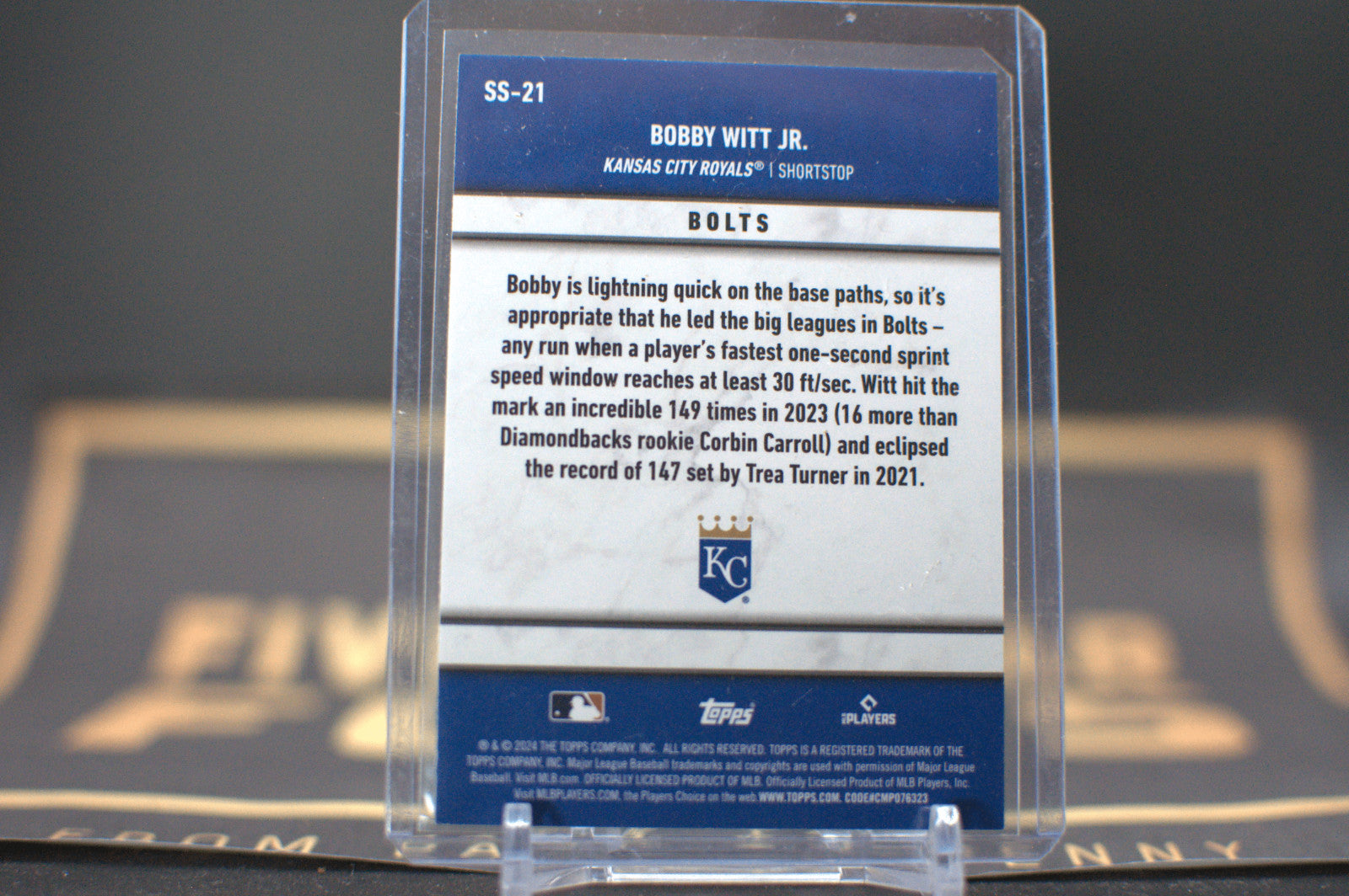 2024 Topps Series 2 Bobby Witt Jr. Significant Statistics #SS-21 Royals