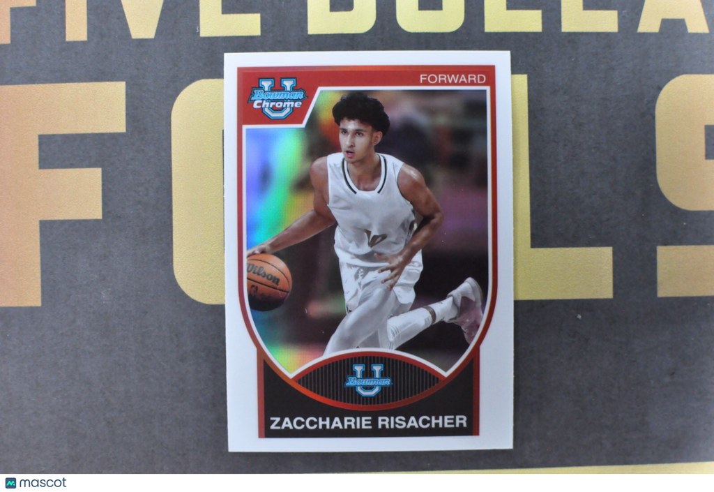 Zaccharie Risacher #07B-25 (2023 Bowman Chrome University 2007-08)