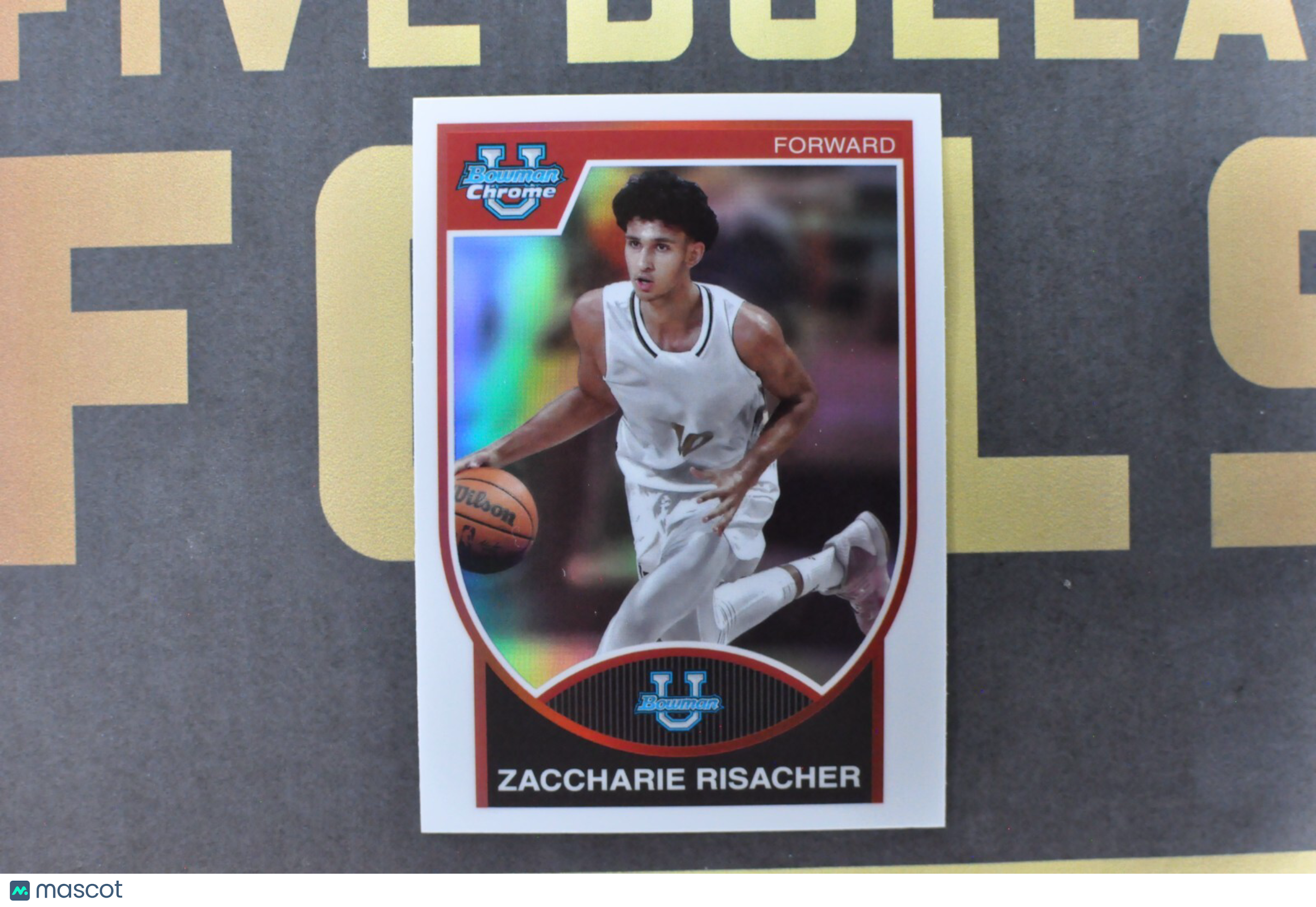Zaccharie Risacher #07B-25 (2023 Bowman Chrome University 2007-08)
