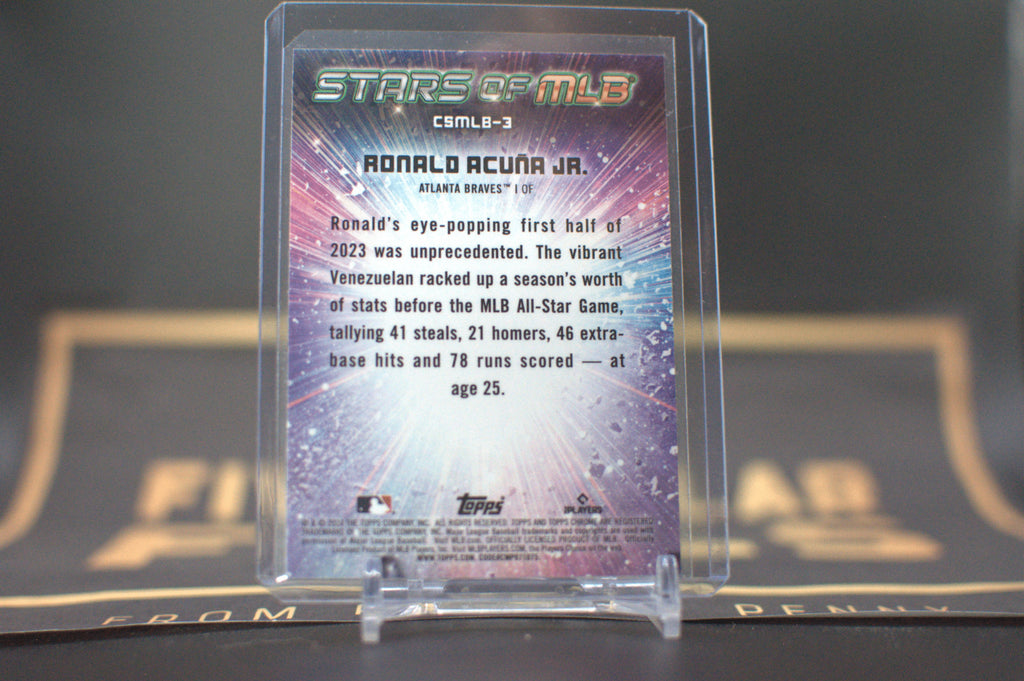 2024 Topps Stars Of MLB Chrome: Ronald Acuna Jr. #CSMLB-3