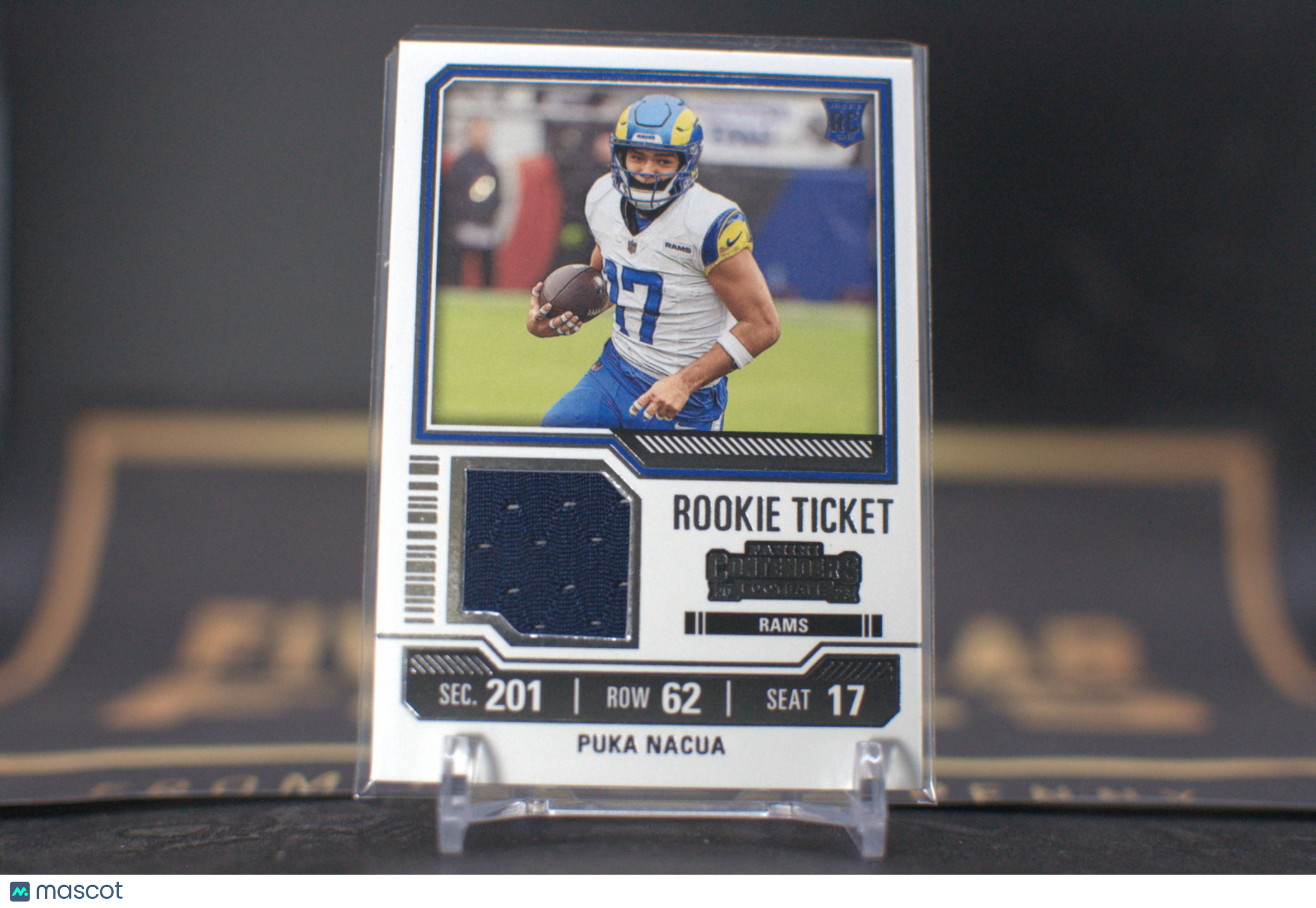2023 Panini Contenders PUKA NACUA Rookie Ticket Swatches jersey PATCH #TS13