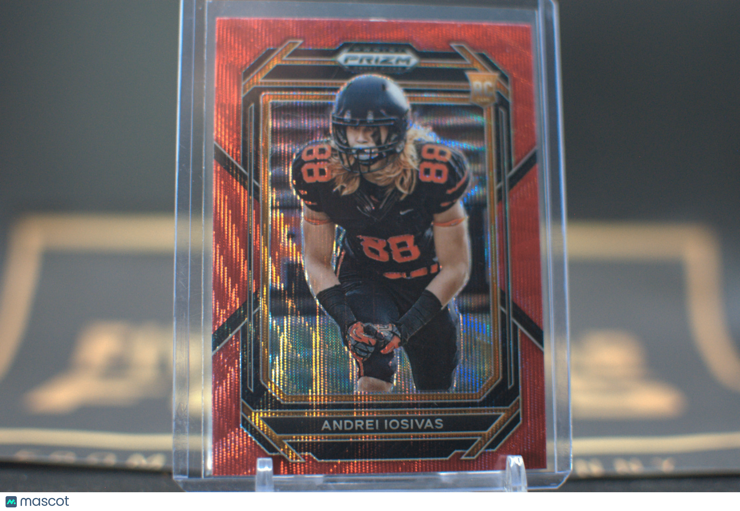 2023 Panini Prizm Draft Picks : Andrei Iosivas [Ruby Wave] #196