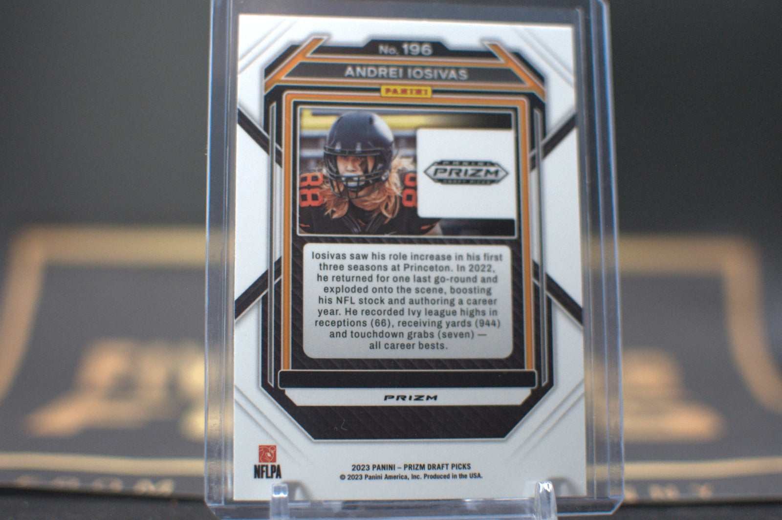 2023 Panini Prizm Draft Picks : Andrei Iosivas [Ruby Wave] #196