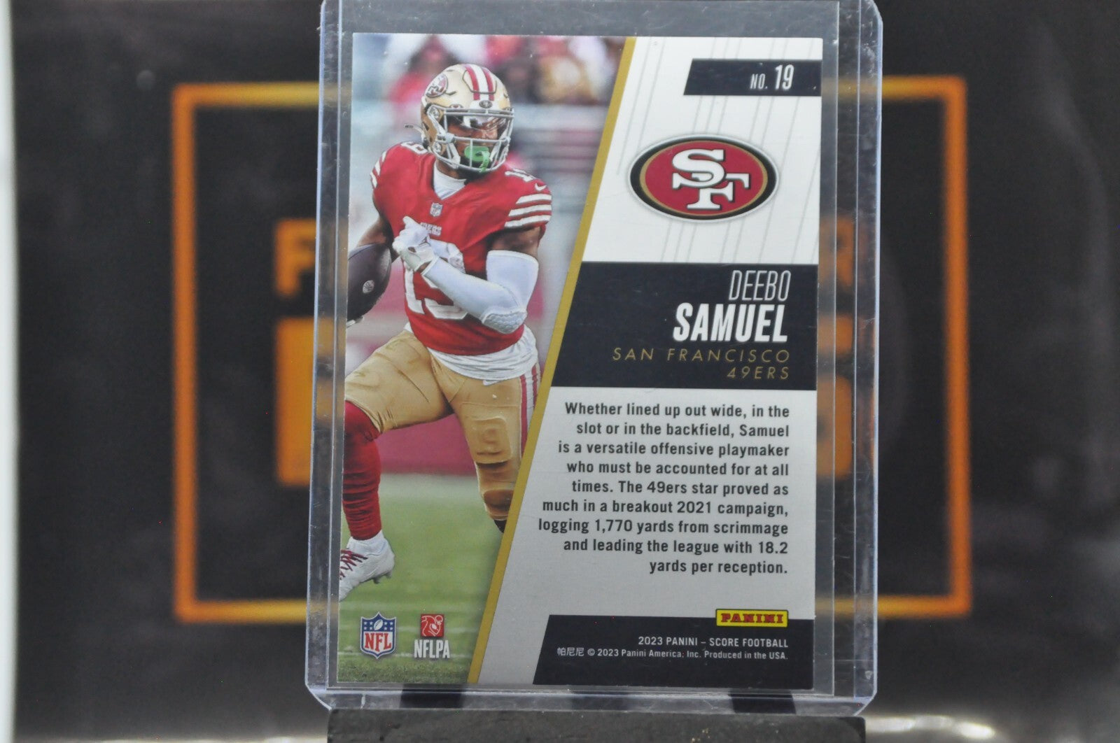2023 Panini Score Top 100: Deebo Samuel #19