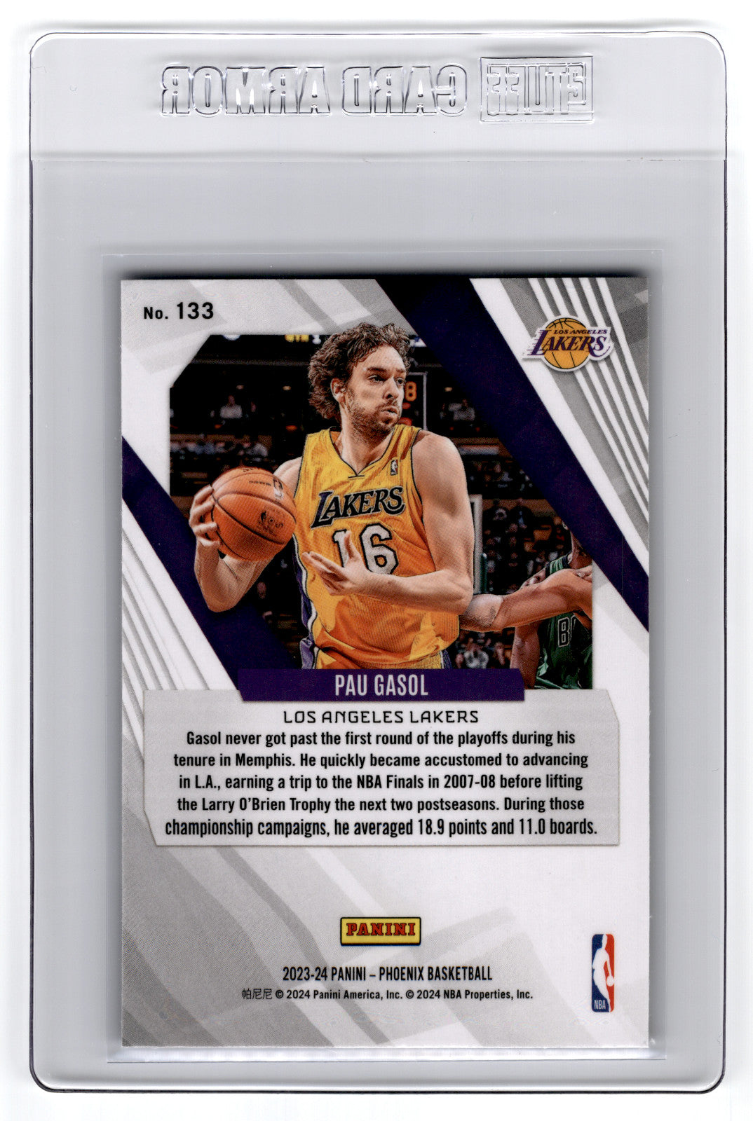 2023 Panini Phoenix Pau Gasol #133 **Free Shipping @ $10+**