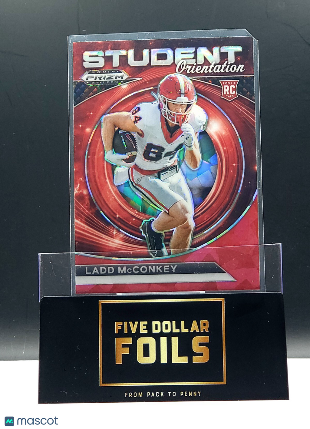 2024 Panini Prizm Draft Picks Student Orientation #SO-LM Ladd McConkey Red Ice
